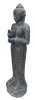 Product image 2 of the product “Standing Buddha, India, 119 cm height, cast stone, handcrafted & coloured 119 cm”